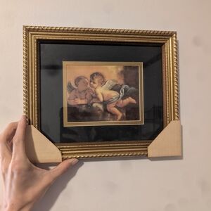 Gold Framed Angel Artwork